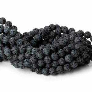 Piedra de textura natural color negro